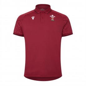 ръгби,облекла,wales,rugby,union,фланелки,macron,wales,rugby,travel,polo,2023,red