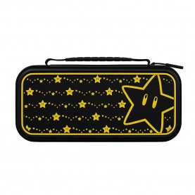 PDP Switch Travel Case Plus GLOW: Super Star - Mario Stars pdp,switch,travel,case,plus,glow,super,star,mario,stars