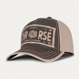 шапка,мъжки,шапки,и,ръкавици,christian,rose,vintage,plate,sketch,trucker,cap,washed,grey