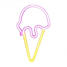 Litely Ice Cream Neon LED light - Multi Format An домашни,потреби,litely,ice,cream,neon,led,light,multi,format,an