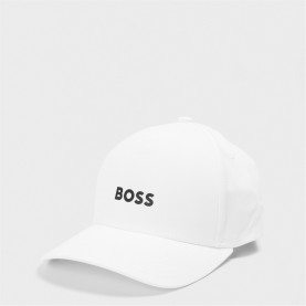 Шапка Boss Men's Seth Cap Embroidered Logo - White 100 шапка,плажни,шапки,boss,men's,seth,cap,embroidered,logo,white,100