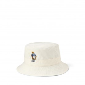 Polo Ralph Lauren Newport Bear Bucket Hat - Deckwash White всички,шапки,мъжки,шапки,и,ръкавици,аксесоари,на,разпродажба,polo,ralph,lauren,newport,bear,bucket,hat,deckwash,white