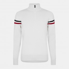 Fusalp Mens Knitted Baselayer Top - Neige/Marin мъжки,горнища,с,качулка,fusalp,men,s,knitted,baselayer,top,neige,marin