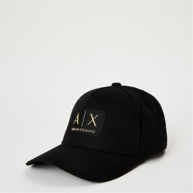 шапка,плажни,шапки,мъжки,шапки,и,ръкавици,armani,exchange,ax,badge,cap,sn61,black,uc001