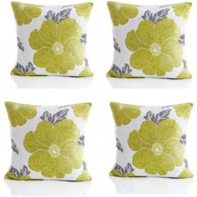 подаръци,и,играчки,alan,symonds,poppy,chenille,cushion,set,of,4,lime