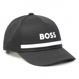 детска,шапка,всички,шапки,плажни,шапки,boss,logo,print,cap,junior,boys,black,09b