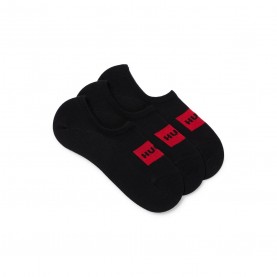 мъжки,чорапи,hugo,3p,lc,label,cc,10251178,01,crew,sock,mens,black
