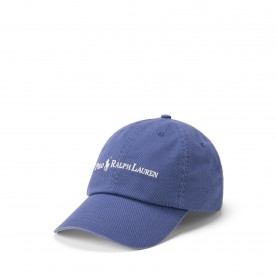 Шапка Polo Ralph Lauren Text Classic Sport Cap - Earth Blue шапка,всички,шапки,мъжки,шапки,и,ръкавици,аксесоари,на,разпродажба,polo,ralph,lauren,text,classic,sport,cap,earth,blue