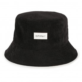 Шапка Spiral Spiral Bucket Hat Ld99 - Cord Black шапка,плажни,шапки,аксесоари,на,разпродажба,spiral,spiral,bucket,hat,ld99,cord,black