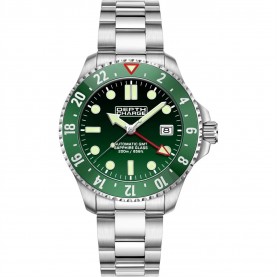 бижутерия,мъжки,летен,каталог,аксесоари,на,разпродажба,depth,charge,charge,stainless,steel,green,dial,dive,watch,silver,and,green