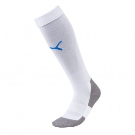 Детски чорапи Puma Team Liga Socks Core Football Sock Unisex Kids - White/Blue детски,чорапи,футбол,puma,team,liga,socks,core,football,sock,unisex,kids,white,blue