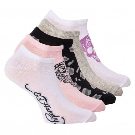 Дамски чорапи Ed Hardy Womens 5 Pack Tamri Trainer-Liner Socks - Multi дамски,чорапи,чорапи,на,разпродажба,всички,чорапи,аксесоари,на,разпродажба,дамски,чорапи,ed,hardy,women,s,5,pack,tamri,trainer,liner,socks,multi