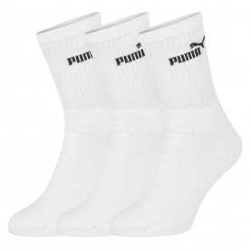 Мъжки чорапи Puma 3 Pack Crew Socks Mens - White мъжки,чорапи,чорапи,за,училище,мъжки,чорапи,puma,3,pack,crew,socks,mens,white