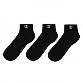 дамски,чорапи,дамски,чорапогащи,и,клинове,champion,champion,logo,quarter,3,pack,socks,womens,black,8va