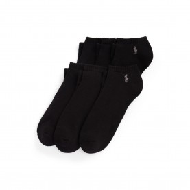 Чорапи Polo Ralph Lauren Six Pack Classic Trainer Socks - Black 001 чорапи,мъжки,чорапи,polo,ralph,lauren,six,pack,classic,trainer,socks,black,001