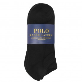 чорапи,мъжки,чорапи,polo,ralph,lauren,six,pack,classic,trainer,socks,black,001