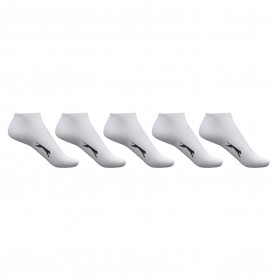 Мъжки чорапи Slazenger 5 Pack Trainer Socks Mens - White мъжки,чорапи,лека,атлетика,slazenger,5,pack,trainer,socks,mens,white