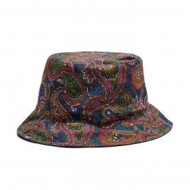 плажни,шапки,pretty,green,men's,paisley,bucket,hat,multi