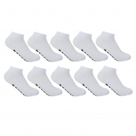 Donnay 10 Pack Trainer Socks Children - White лека,атлетика,donnay,10,pack,trainer,socks,children,white