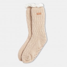 Чорапи Barbour Cable Knit Lounge Socks - Oatmeal чорапи,чорапи,на,разпродажба,всички,чорапи,аксесоари,на,разпродажба,barbour,cable,knit,lounge,socks,oatmeal