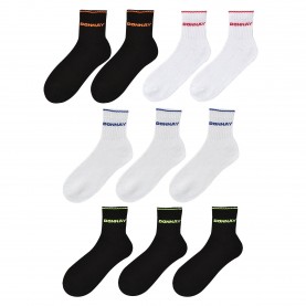 Donnay 10 Pack Quarter Socks Junior - Bright Asst donnay,10,pack,quarter,socks,junior,bright,asst