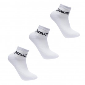 Детски чорапи Everlast Quarter Socks 3 Pack Childrens - White детски,чорапи,чорапи,за,всеки,ден,всички,чорапи,чорапи,за,училище,everlast,quarter,socks,3,pack,childrens,white