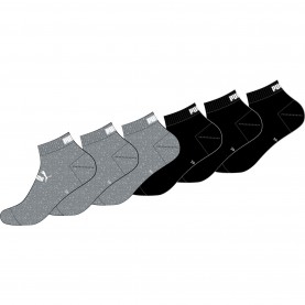 Чорапи Puma Quarter Socks - Grey/Black чорапи,мъжки,чорапи,дамски,чорапи,puma,quarter,socks,grey,black