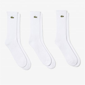 чорапи,мъжки,чорапи,lacoste,3,pack,crew,socks,white,z92