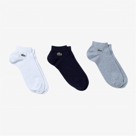 чорапи,мъжки,чорапи,lacoste,3,pack,trainer,socks,blk,wht,gry