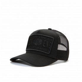 шапка,мъжки,шапки,и,ръкавици,christian,rose,iconic,trucker,cap,black,black
