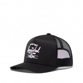 Шапка Herschel Supply Co Whaler Cotton Mesh Trucker Cap - Black шапка,всички,шапки,плажни,шапки,мъжки,шапки,и,ръкавици,herschel,supply,co,whaler,cotton,mesh,trucker,cap,black