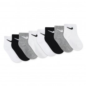 Чорапи Nike Nike 8Pk Qrt Sock In99 - White/Dark Gray чорапи,детски,чорапи,всички,чорапи,чорапи,всички,чорапи,чорапи,за,всеки,ден,всички,чорапи,чорапи,на,разпродажба,всички,чорапи,чорапи,за,училище,разпродажба