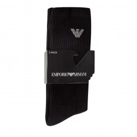 чорапи,мъжки,чорапи,emporio,armani,3,pack,crew,logo,socks,black,00020