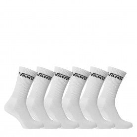 Чорапи Vans Mens Pack Crew Socks - White чорапи,vans,mens,pack,crew,socks,white