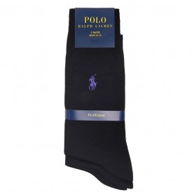 чорапи,мъжки,чорапи,ralph,lauren,3,pack,cotton,socks,black,005