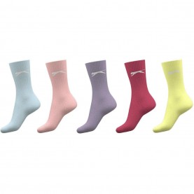 Юношески чорапи Slazenger 5 Pack Crew Socks Junior - Colours юношески,чорапи,детски,чорапи,всички,чорапи,детски,чорапи,slazenger,5,pack,crew,socks,junior,colours