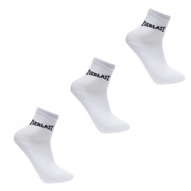 Детски чорапи Everlast 3 Pack Crew Socks Childrens - White детски,чорапи,детски,чорапи,всички,чорапи,мъжки,чорапи,детски,чорапи,everlast,3,pack,crew,socks,childrens,white