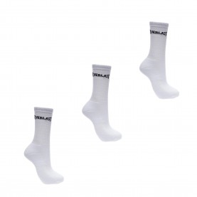Мъжки чорапи Everlast 3 Pack Crew Socks Mens - White мъжки,чорапи,мъжки,чорапи,everlast,3,pack,crew,socks,mens,white
