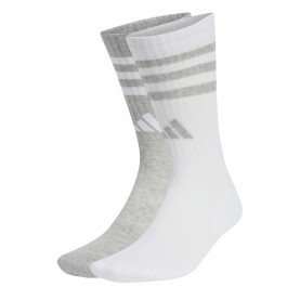 Чорапи Adidas 3s Lrx Crw 2pp Crew Sock Unisex Adults - White/Mgh Solid чорапи,чорапи,всички,чорапи,чорапи,за,всеки,ден,всички,чорапи,чорапи,за,училище,разпродажба,adidas,дамски,чорапи,мъжки,чорапи,adidas,3s,lrx,crw,2pp,crew,so