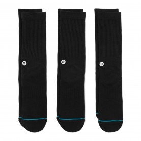 чорапи,мъжки,чорапи,stance,stance,icon,3,pack,socks,blk,blk,blk