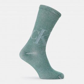 Чорапи Calvin Klein Mens Crew Socks - Drk Grn/White чорапи,calvin,klein,men,s,crew,socks,drk,grn,white