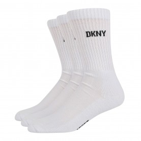 чорапи,мъжки,чорапи,dkny,ribbed,3,pack,socks,white