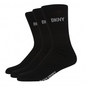 чорапи,мъжки,чорапи,dkny,ribbed,3,pack,socks,black