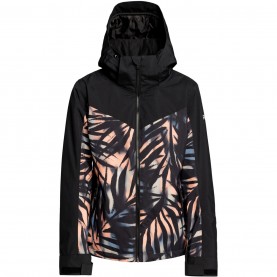 яке,roxy,women's,dorry,water,resistant,ski,jacket,black,zebro