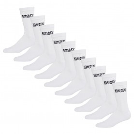 Чорапи DKNY Mens 10 pack Sports Socks Radde - White чорапи,dkny,mens,10,pack,sports,socks,radde,white