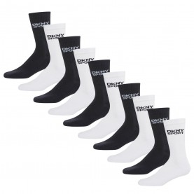 чорапи,dkny,mens,10,pack,sports,socks,radde,black,white