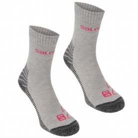 Дамски чорапи Salomon Lightweight Crew 2 Pack Walking Socks Womens - Grey/Fuchsia дамски,чорапи,чорапи,за,туризъм,всички,чорапи,чорапи,всички,чорапи,чорапи,на,разпродажба,всички,чорапи,работни,чорапи,всички,чорапи,дамски,летен,каталог,по