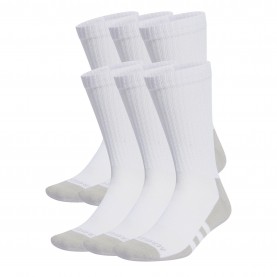 Юношески чорапи adidas Aeroready Crew 6 Pack Socks Junior - White/Grey юношески,чорапи,детски,чорапи,всички,чорапи,мъжки,чорапи,детски,чорапи,adidas,aeroready,crew,6,pack,socks,junior,white,grey