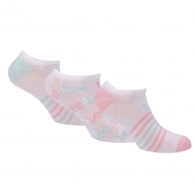 Чорапи Lee 3 Pack of Trainer Liner Socks - White чорапи,дамски,чорапи,lee,3,pack,of,trainer,liner,socks,white