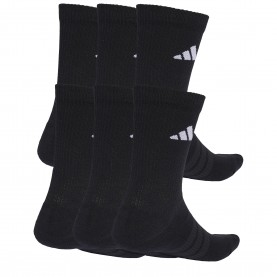 Дамски чорапи adidas Cushioned Crew Socks 6 Pack Womens - Black дамски,чорапи,отново,на,училище,дамски,чорапи,всички,фитнес,аксесоари,облекла,за,бягане,дамски,облекла,за,бягане,аксесоари,за,бягане,adidas,cushioned,crew,